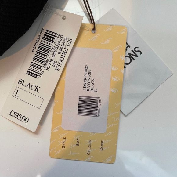 ISSA London Black Ribbed Dress Medium (UK large) - Picture 10 of 10
